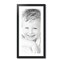 ArtToFrames 16x32" Matted Picture Frame with 12x28" Single Mat Photo Opening Framed in 1.25" Black and 2" Mat (FWM-3926-16x32)